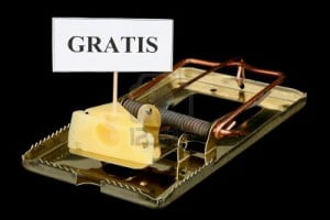 The mousetrap of giving away your work for free